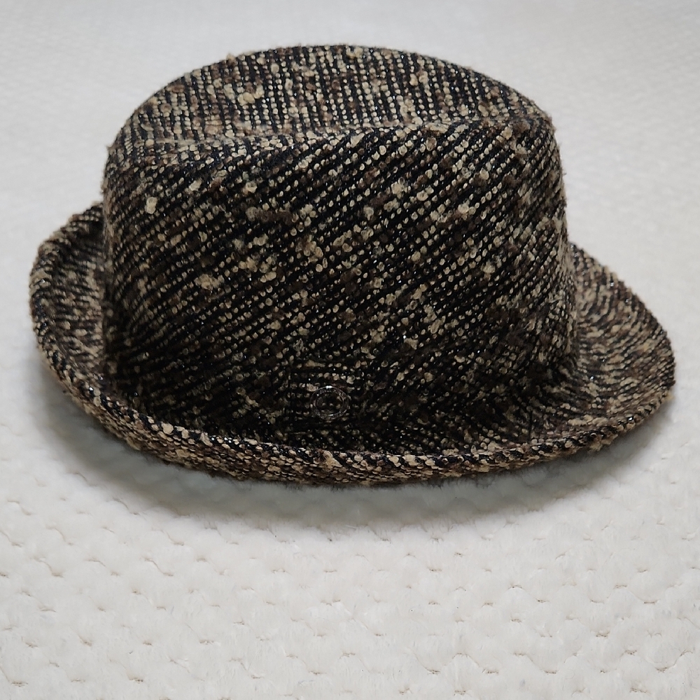 Calvin Klein Tweed Trilby Hat
